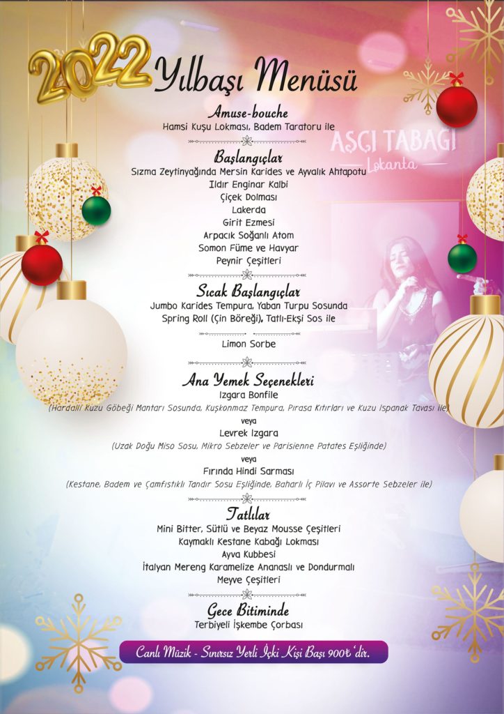 cook's plate ataşehir Christmas menu